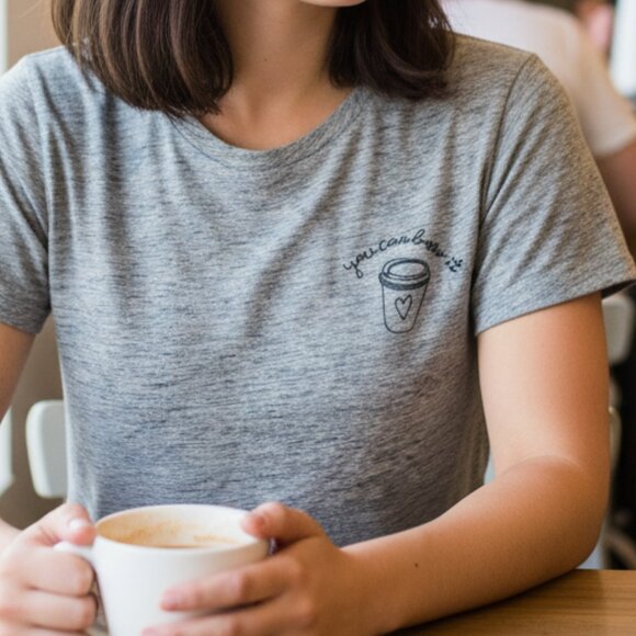 Old Navy Coffee Tee - Picture 1 of 9